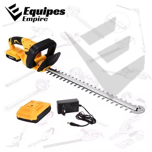 EquipesEmpire 20V Electric Battery Powered Hedge Trimmer Rechargeable Cordless for Garden Lawn with Charger