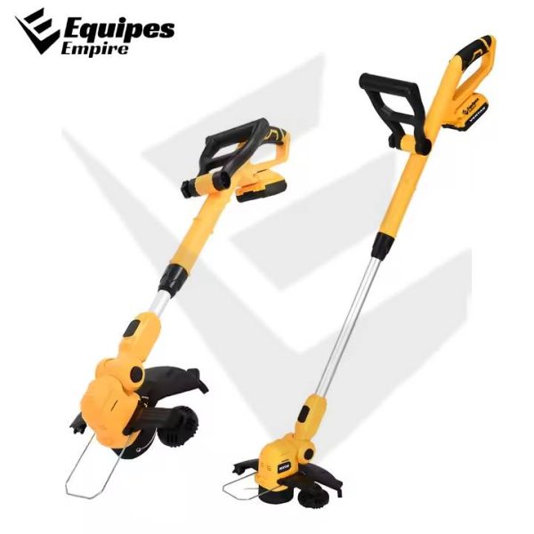 EquipesEmpire Power Hand Cordless String Trimmer Telescopic Handle Grass Trimmer Battery Weed Wacker Grass Trimmer