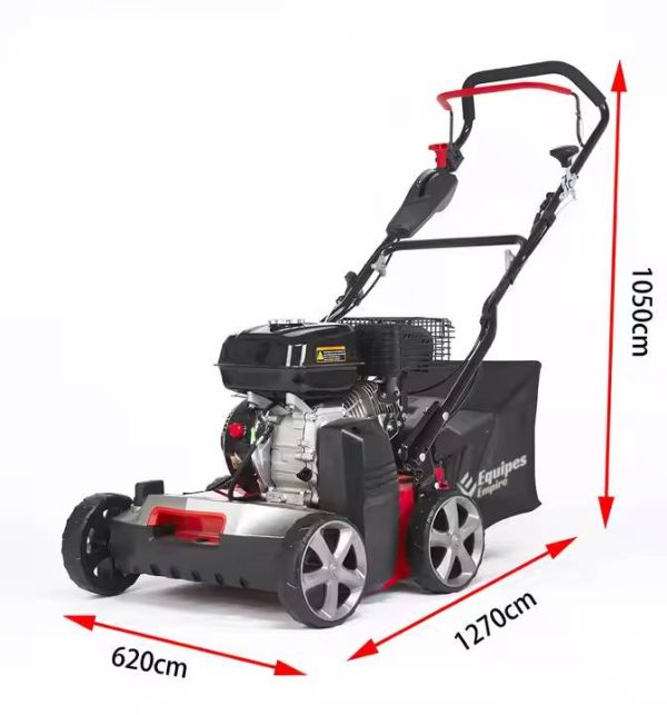 EquipesEmpire Gasoline Lawn Scarifier Machine Powerful Petrol Scarifier Raker Dethatcher